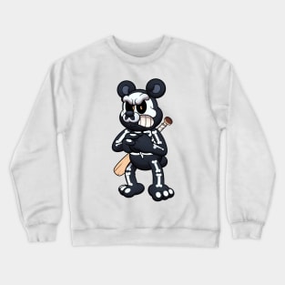 Teddy Bear Skeleton Crewneck Sweatshirt